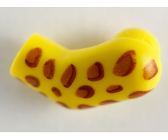 Arm, Left with Dark Orange Leopard Spots Pattern