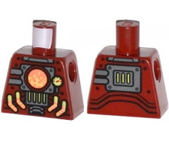 Torso Agents Robot with Furnace with Gauge and Piping Pattern