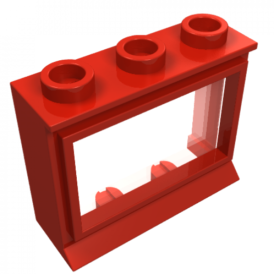 Window 1 x 3 x 2 with Extended Lip, with Glass