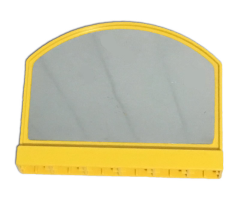 Duplo Panel 6 x 1 x 4 with Curved Top with Mirror Pattern (Sticker) - Sets 2961 / 9127