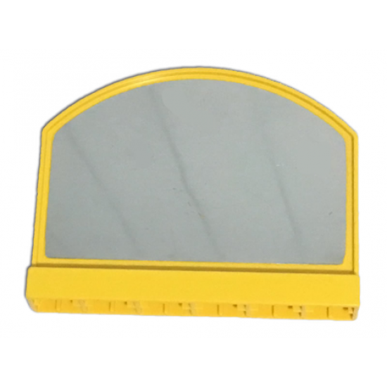 Duplo Panel 6 x 1 x 4 with Curved Top with Mirror Pattern (Sticker) - Sets 2961 / 9127