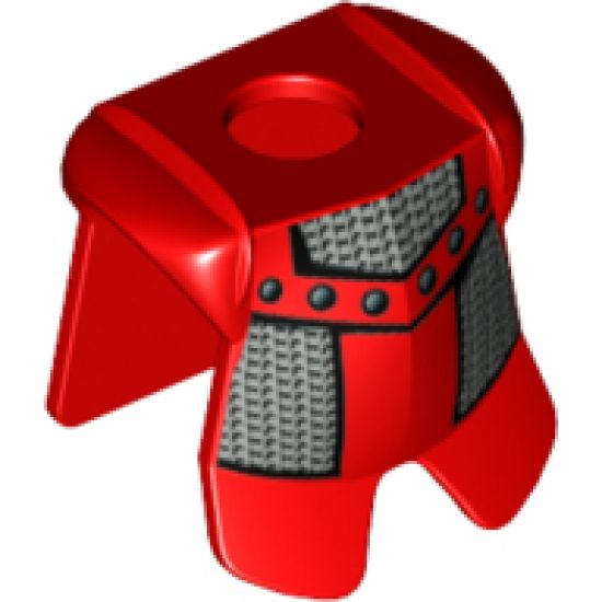 Minifigure, Body Wear Armor Breastplate with Leg Protection, Adric/Kentis Chain Mail Pattern