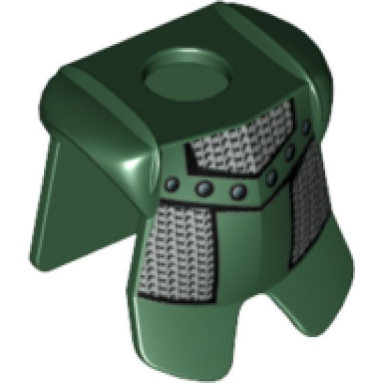Minifigure, Body Wear Armor Breastplate with Leg Protection, Adric/Kentis Chain Mail Pattern