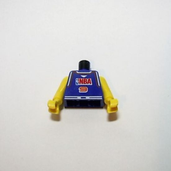 Torso NBA Player Number 9 Pattern / Yellow NBA Arms