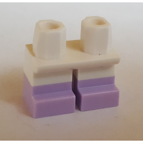 Legs Short with Lavender Feet and Half Leg Pattern
