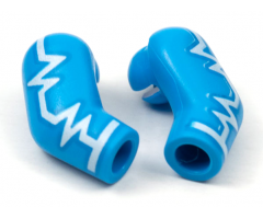 Arm, (Matching Left and Right) Pair with White Zigzag Pattern