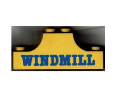 Duplo, Brick 2 x 6 x 2 Curved Ends with 'WINDMILL' Pattern