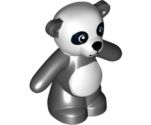 Teddy Bear with White Head and Stomach Panda Pattern