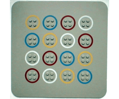 Baseplate 22 x 22 with Game Board Pattern for Set 1575-2