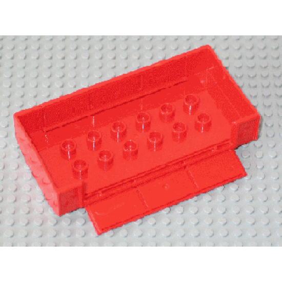Duplo, Vehicle Wagon Body Large with 2 x 6 Studs and Two Side Hatches