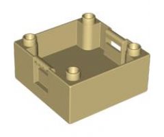 Duplo Container Box 4 x 4 with Studs on Corners