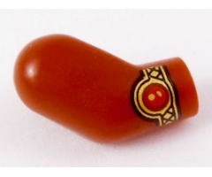 Arm, Right with Gold Bracelet with Red Stone Pattern