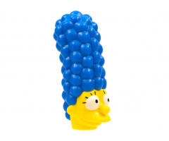Minifigure, Head, Modified Simpsons Marge Simpson - Eyes Wide Pattern
