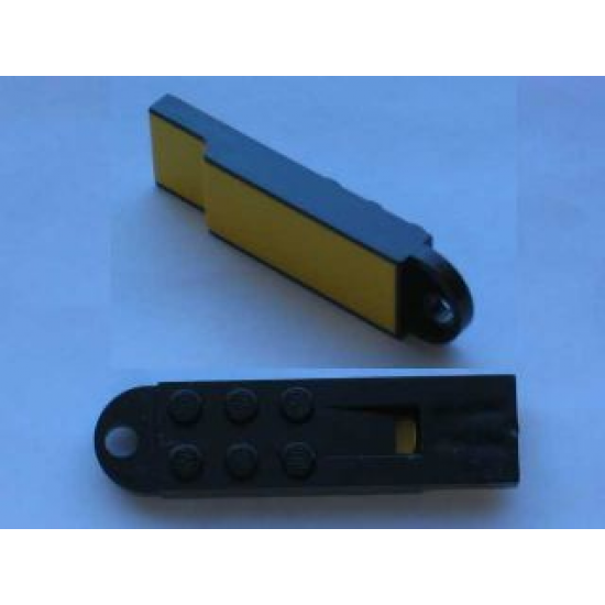 Electric, Train 4.5V Whistle Thin with Yellow Base