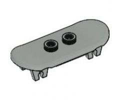 Minifigure, Utensil Skateboard with Trolley Wheel Holders