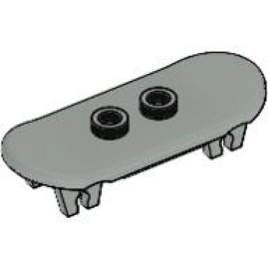 Minifigure, Utensil Skateboard with Trolley Wheel Holders