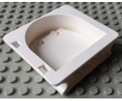 Duplo, Building Door / Window Pane Mailbox 1 x 4 x 3 Raised with Flap
