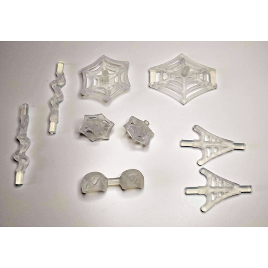 Minifigure, Weapon Pack Spider-Man Web Effects, 9 in Bag (Multipack)