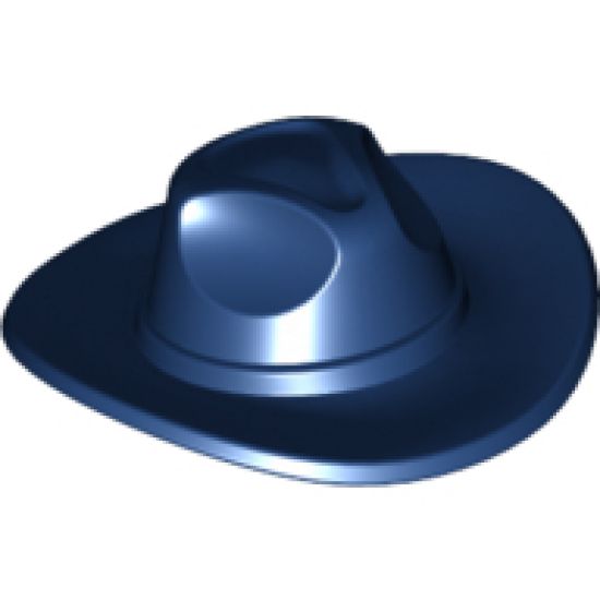 Minifigure, Headgear Hat, Very Wide Brim, Outback Style (Fedora)