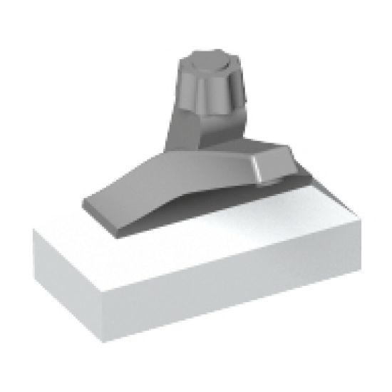Tap 1 x 2 Base with Light Bluish Gray Spout