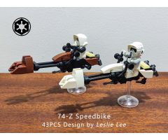 74-Z Speedbike Minifig Scale