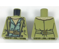 Torso Jacket over Sand Green Vest with Belt Pattern (Steve Trevor)