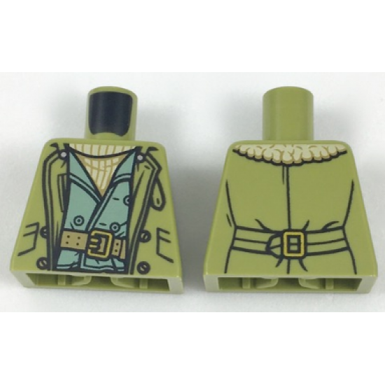 Torso Jacket over Sand Green Vest with Belt Pattern (Steve Trevor)