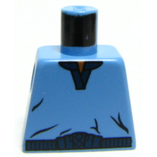 Torso SW V-Collar Shirt and Dark Blue Trim Pattern (Lando Calrissian)