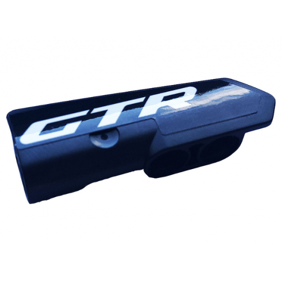 Technic, Panel Fairing #22 Very Small Smooth, Side A with White 'GTR' Pattern (Sticker) - Set 42123