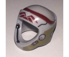 Minifigure, Headgear Helmet SW Rebel with A-wing Pilot Pattern