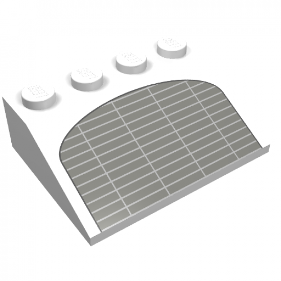 Slope 33 3 x 4 with Grille Pattern