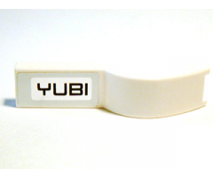 Vehicle, Mudguard 1 x 4 1/2 with 'YUBI' Pattern Model Left (Sticker) - Set 8149