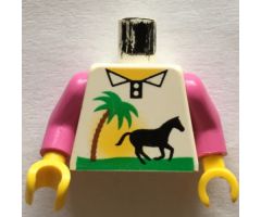 Torso Paradisa Horse Pattern / Dark Pink Arms / Yellow Hands