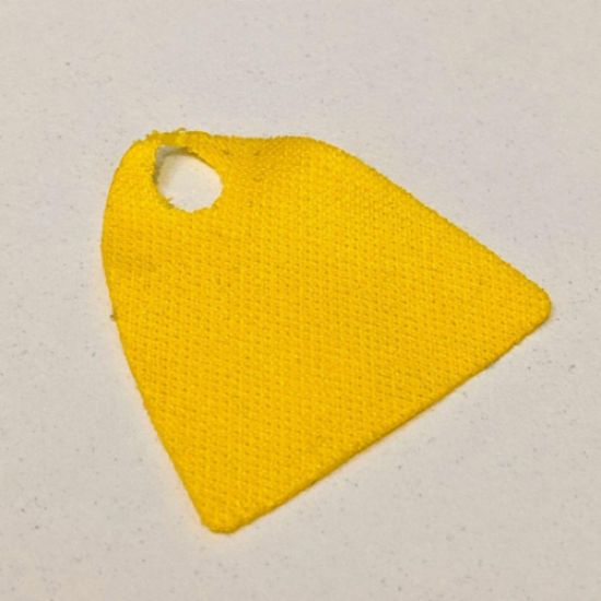 Minifigure, Body Wear Cape Cloth, Straight Bottom with Single Top Hole (Juniors) - Spongy Stretchable Fabric
