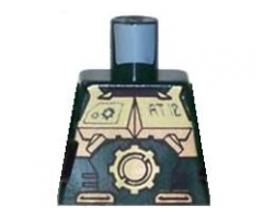 Torso Exo-Force Gold Body Armor with Large Star and 'AT.10' Pattern
