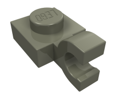 Plate, Modified 1 x 1 with U Clip (Horizontal Grip)