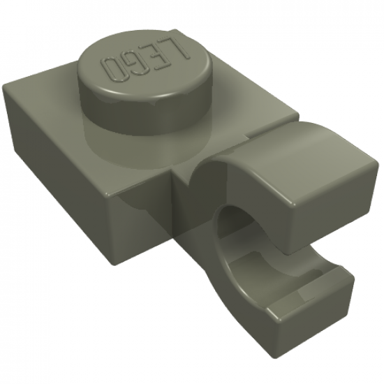 Plate, Modified 1 x 1 with U Clip (Horizontal Grip)