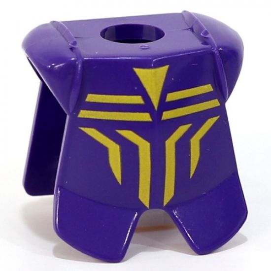Minifigure, Body Wear Armor Breastplate with Leg Protection, Danju Geometric Pattern