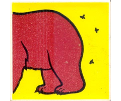 Duplo, Tile 2 x 2 x 1 with Brown Bear Mosaic Picture 12 Pattern (Set 1079)