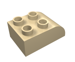Duplo, Brick 2 x 3 with Curved Top