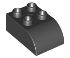 Duplo, Brick 2 x 3 with Curved Top