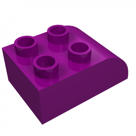Duplo, Brick 2 x 3 with Curved Top