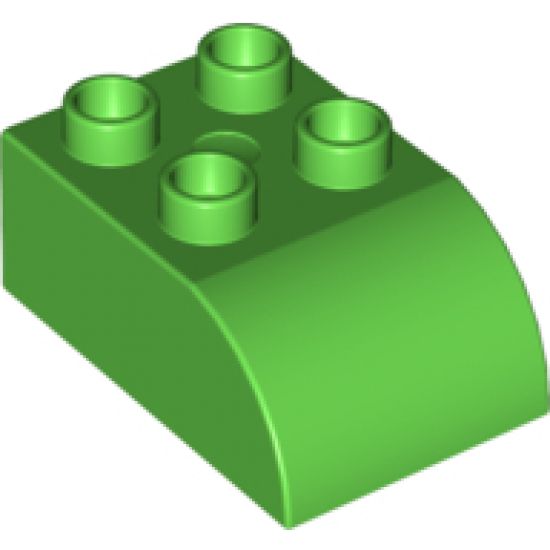 Duplo, Brick 2 x 3 with Curved Top
