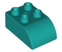 Duplo, Brick 2 x 3 with Curved Top