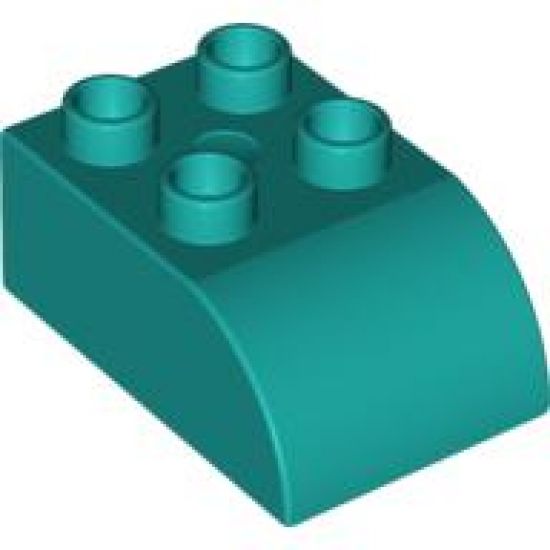 Duplo, Brick 2 x 3 with Curved Top