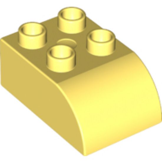 Duplo, Brick 2 x 3 with Curved Top