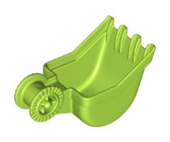 Duplo, Vehicle Digger Bucket, Small with Locking Ring - 4 teeth