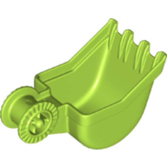 Duplo, Vehicle Digger Bucket, Small with Locking Ring - 4 teeth