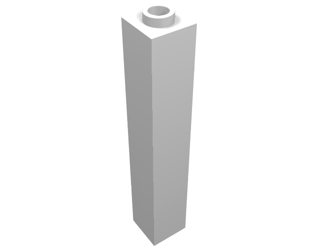 Brick 1 x 1 x 5 - Blocked Open Stud or Hollow Stud