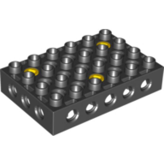 Duplo, Toolo Brick 4 x 6 with Holes on Sides and Top and 3 Screws in Top